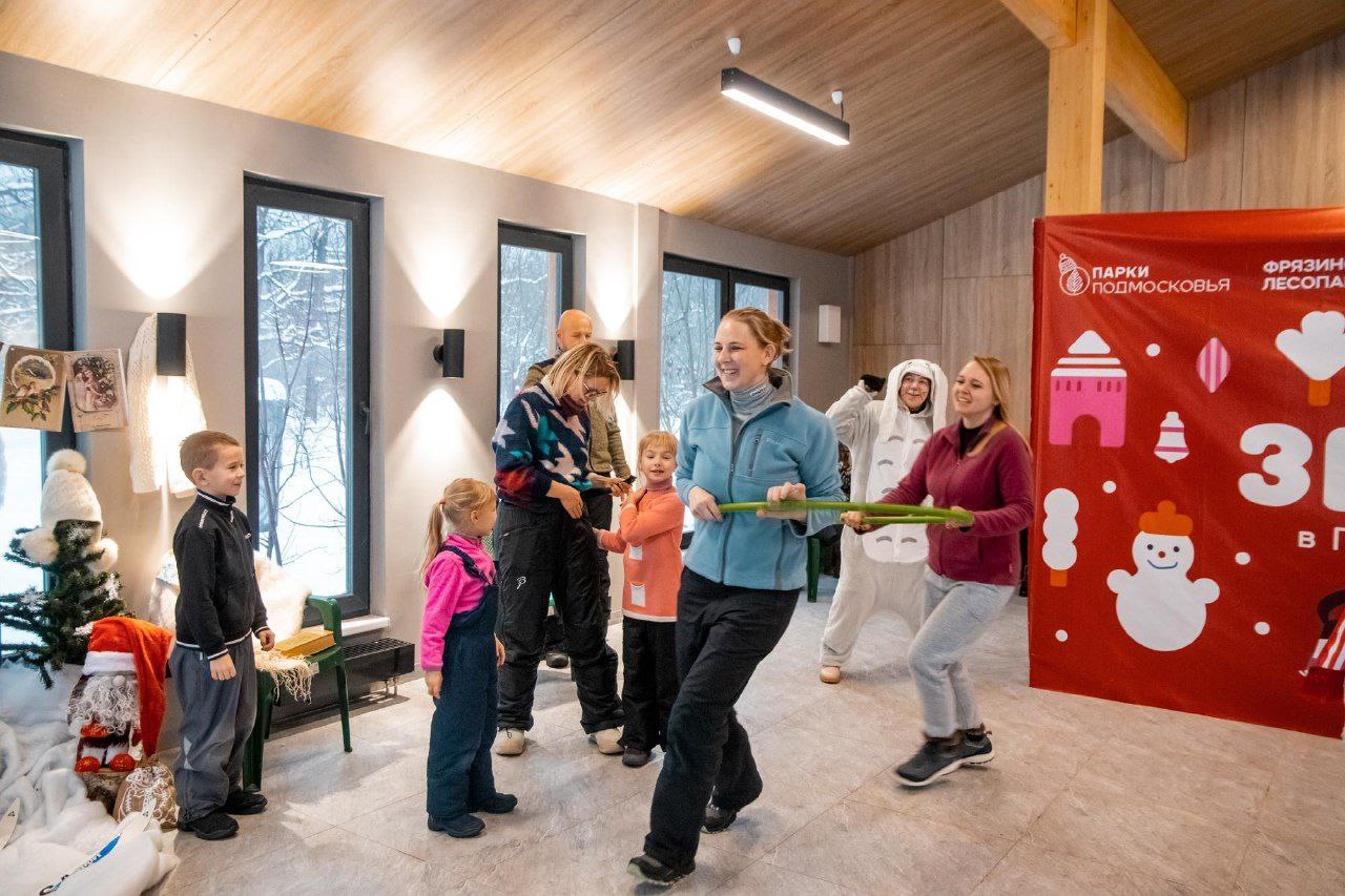 Сегодня во Фрязинском лесопарке прошло областное мероприятие «Елки, санки, парки»