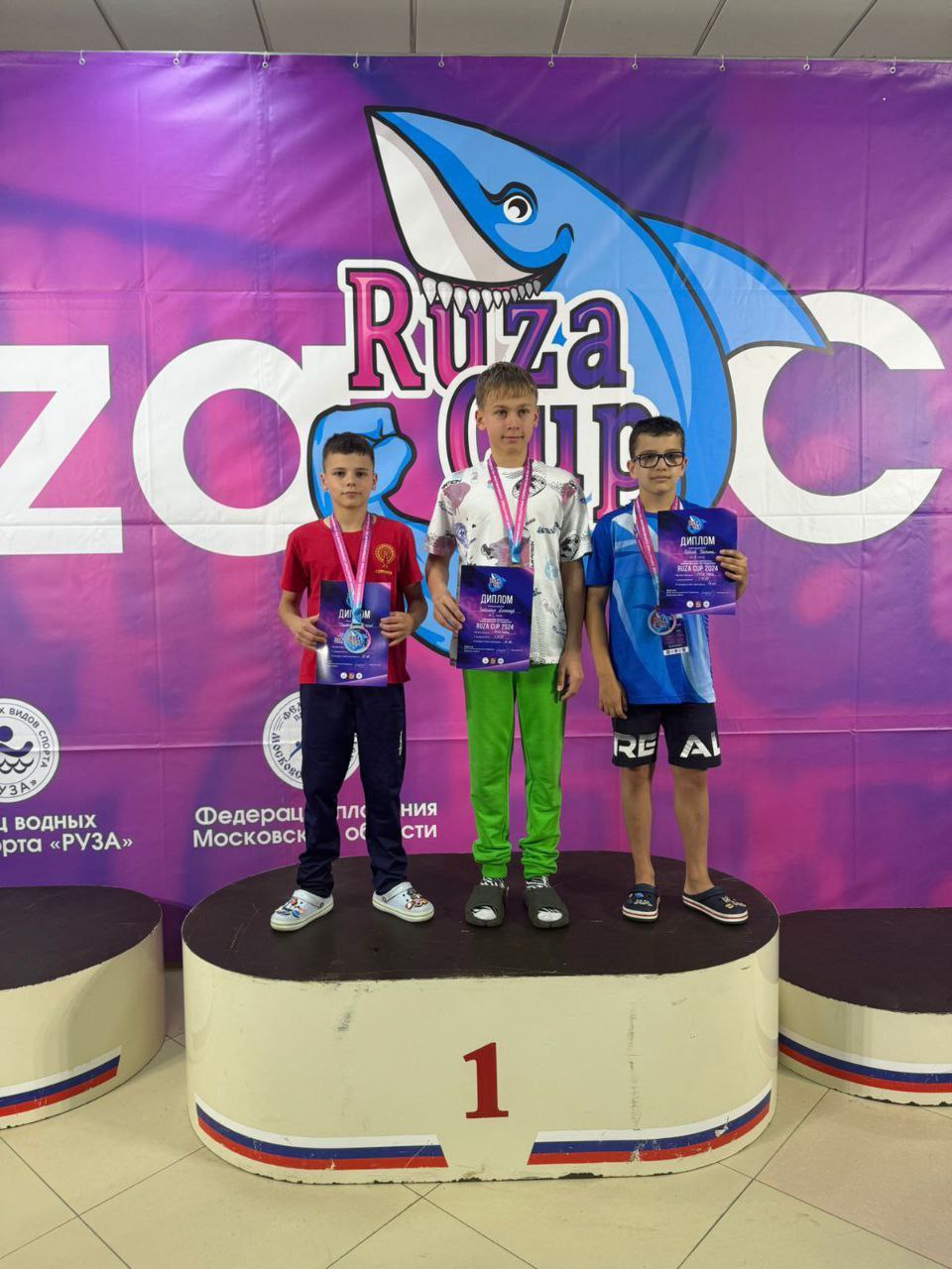 Высокие результаты 38 фрязинских пловцов в III этапе Московских областных соревнований по плаванию «RUZA CUP»