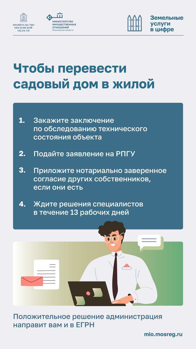 Как перевести садовый дом в жилой?