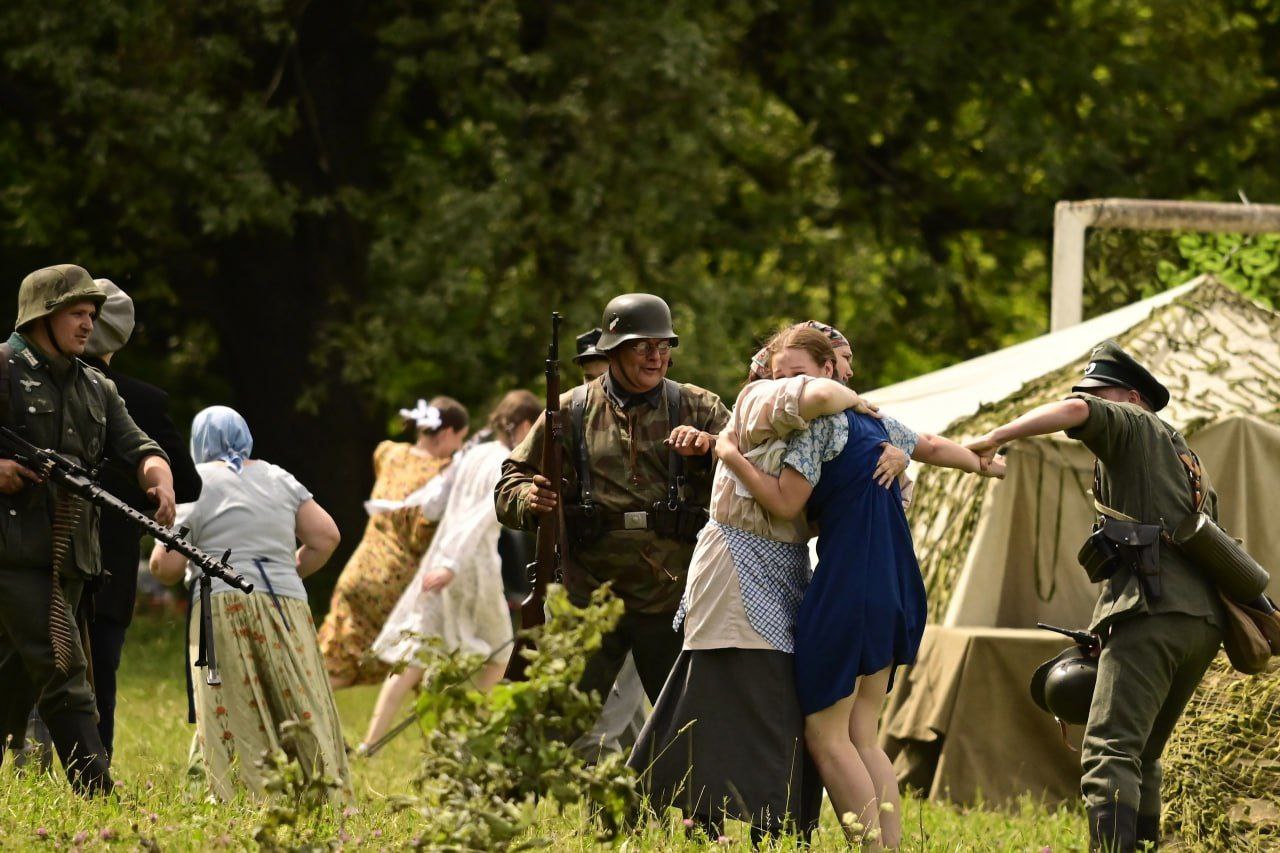 Клуб военно-исторической реконструкции «Крылатая пехота» г. Фрязино приняла участие в реконструкции «ПОДВИГ ГЕРОЯ»