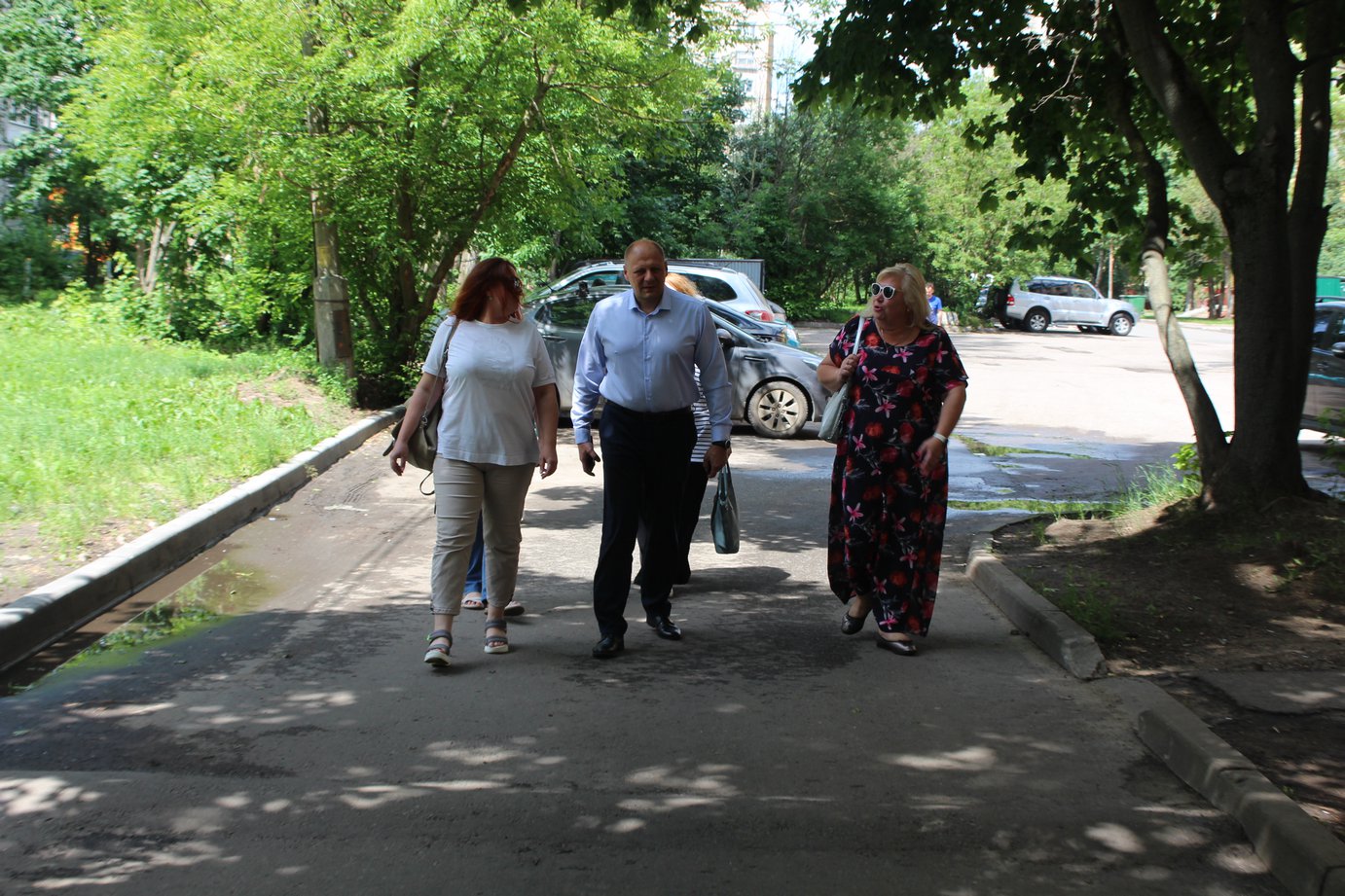 Встреча с жителями дома №8 по улице Полевая