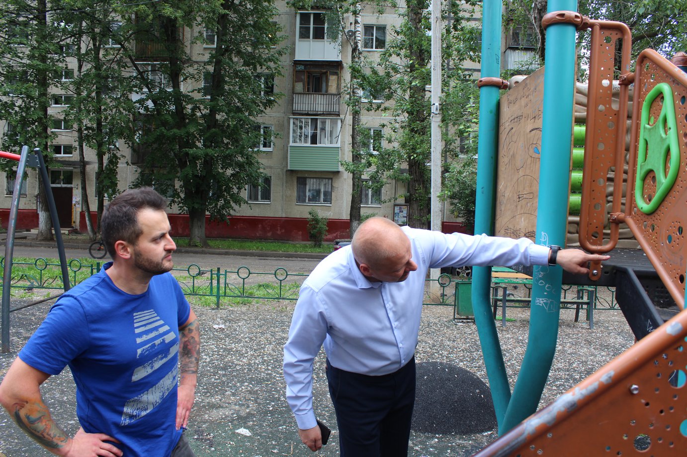 Встреча с жителями дома №8 по улице Полевая