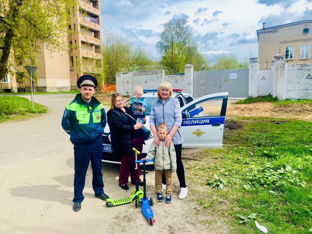 Во Фрязино автоинспекторы провели акцию «Безопасный двор»