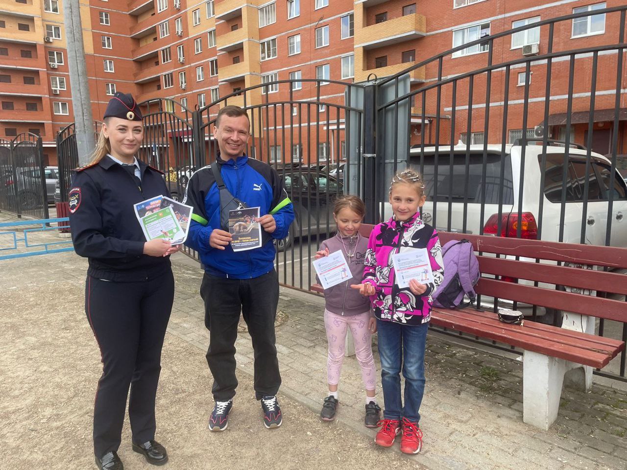 Во Фрязино автоинспекторы провели акцию «Безопасный двор»