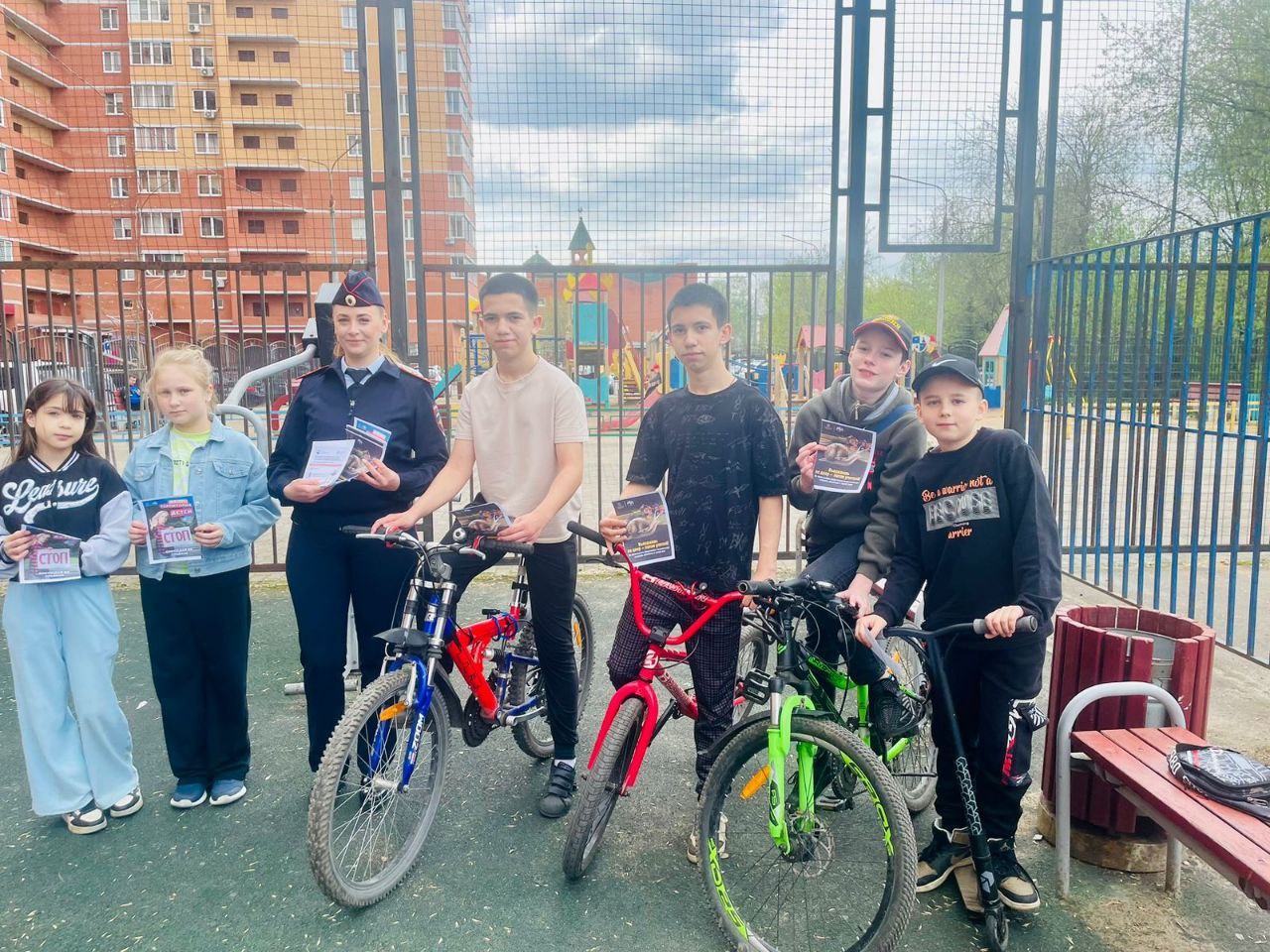 Во Фрязино автоинспекторы провели акцию «Безопасный двор»