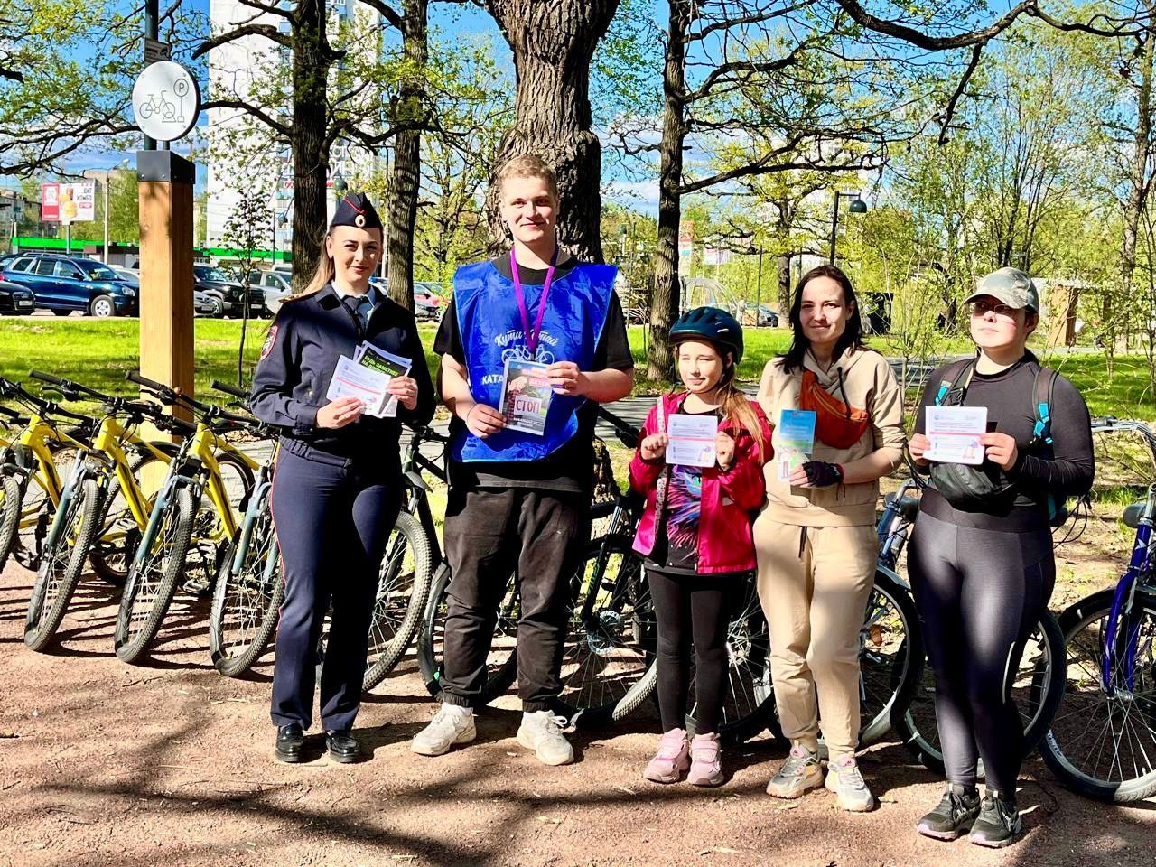 Сотрудники Госавтоинспекции провели профилактическую беседу в Фрязинском лесопарке