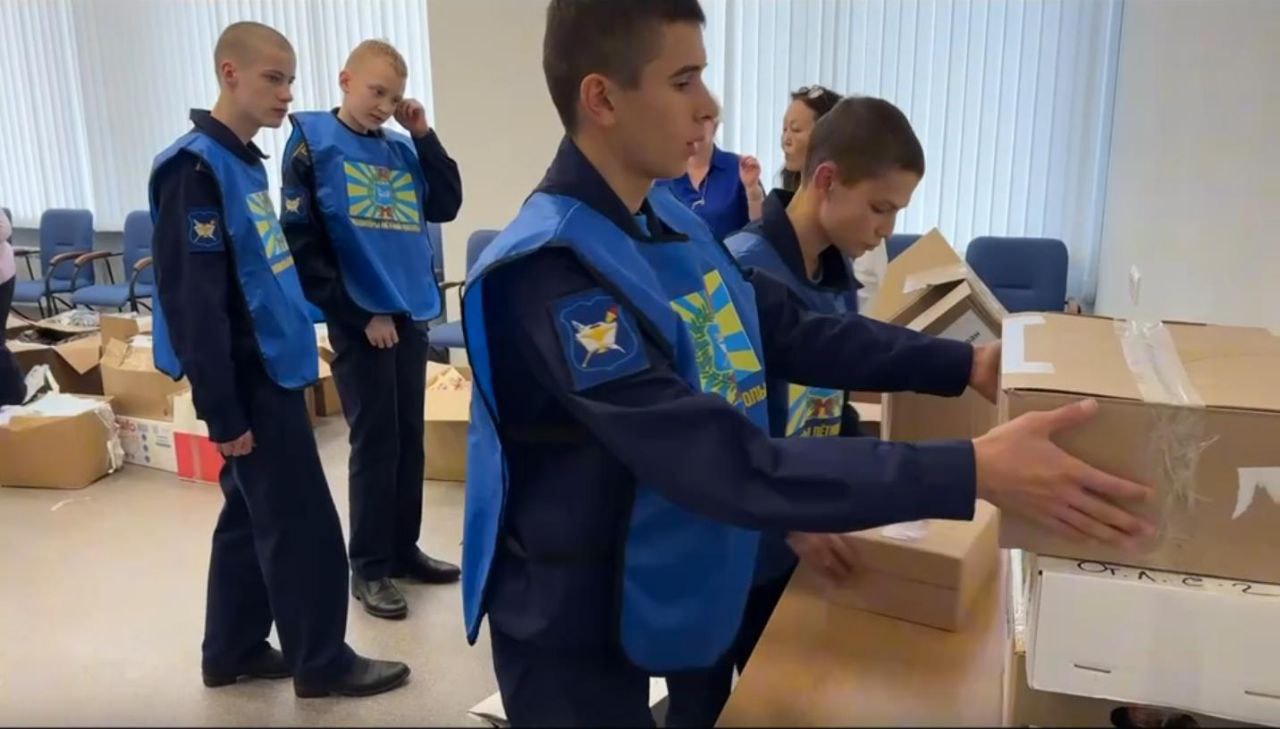 Благотворительная акция прошла в кадетской школе-интернате города Фрязино