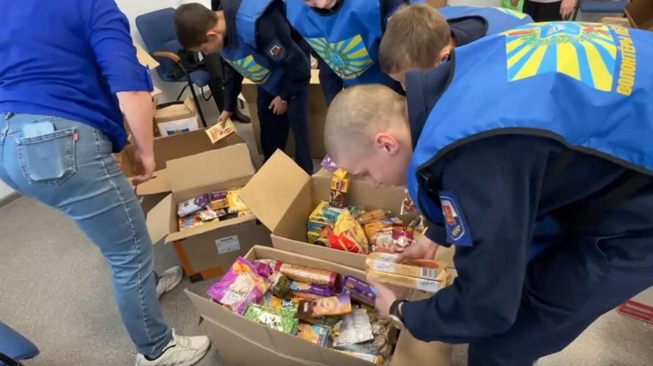 Благотворительная акция прошла в кадетской школе-интернате города Фрязино