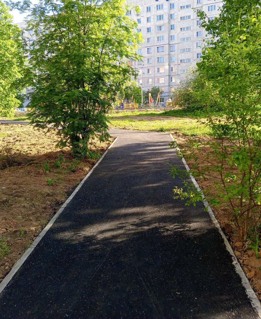 В городском округе Фрязино поэтапно подходит к концу запланированное на 2024 год благоустройство территорий