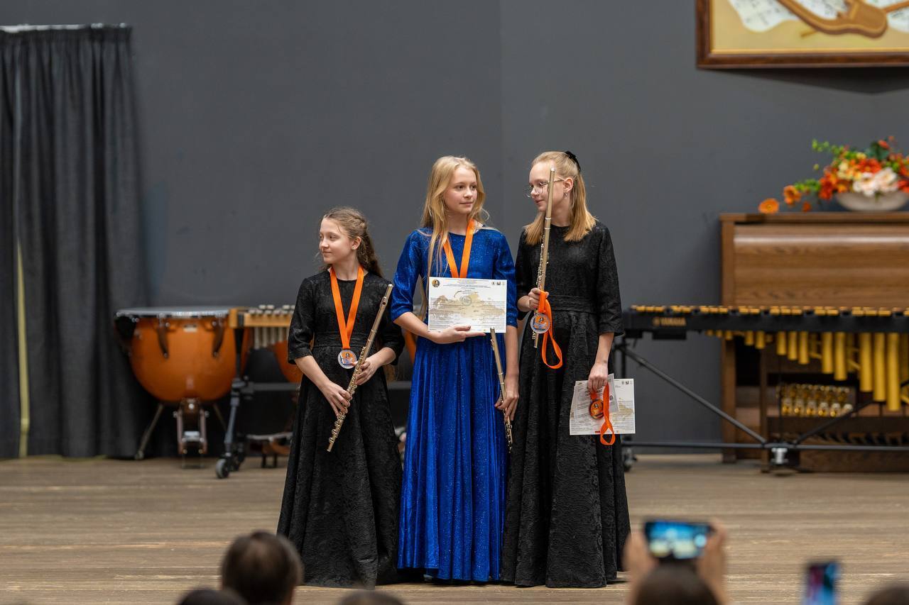 Юные фрязинцы выступили совместно со сводным международным духовым оркестром имени Должикова