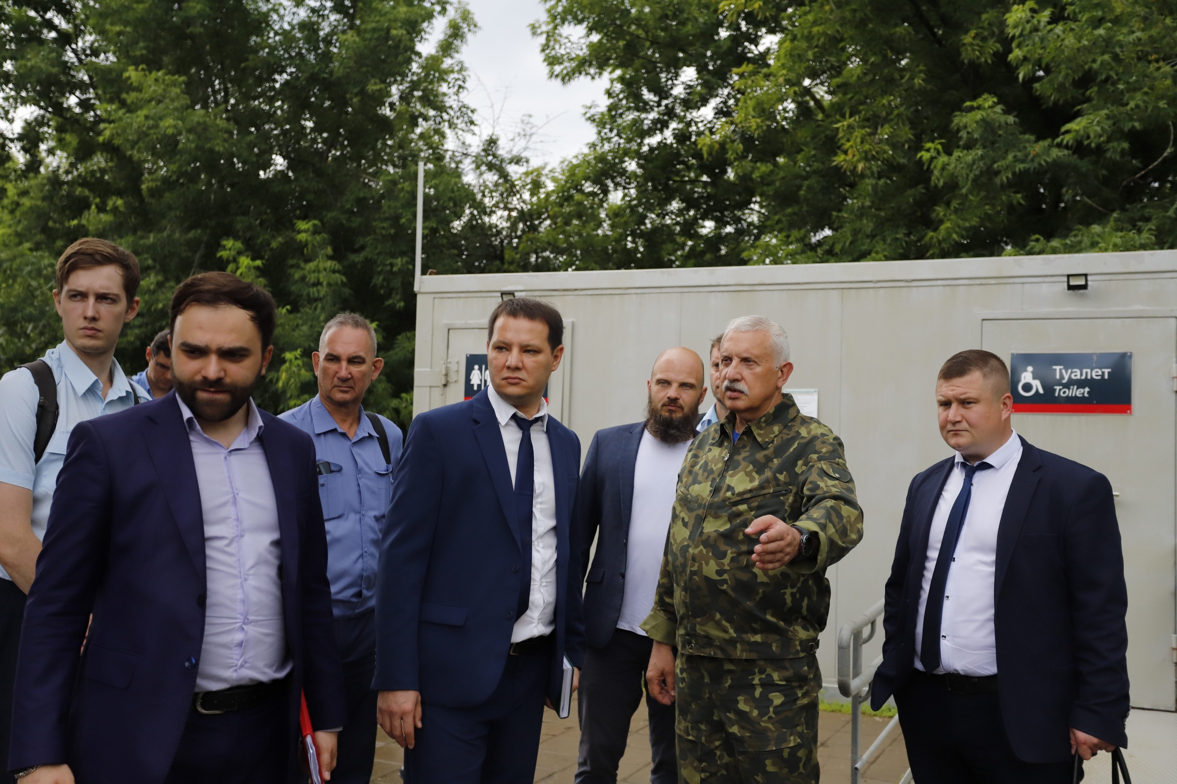 Обход территории С.А. Горячев