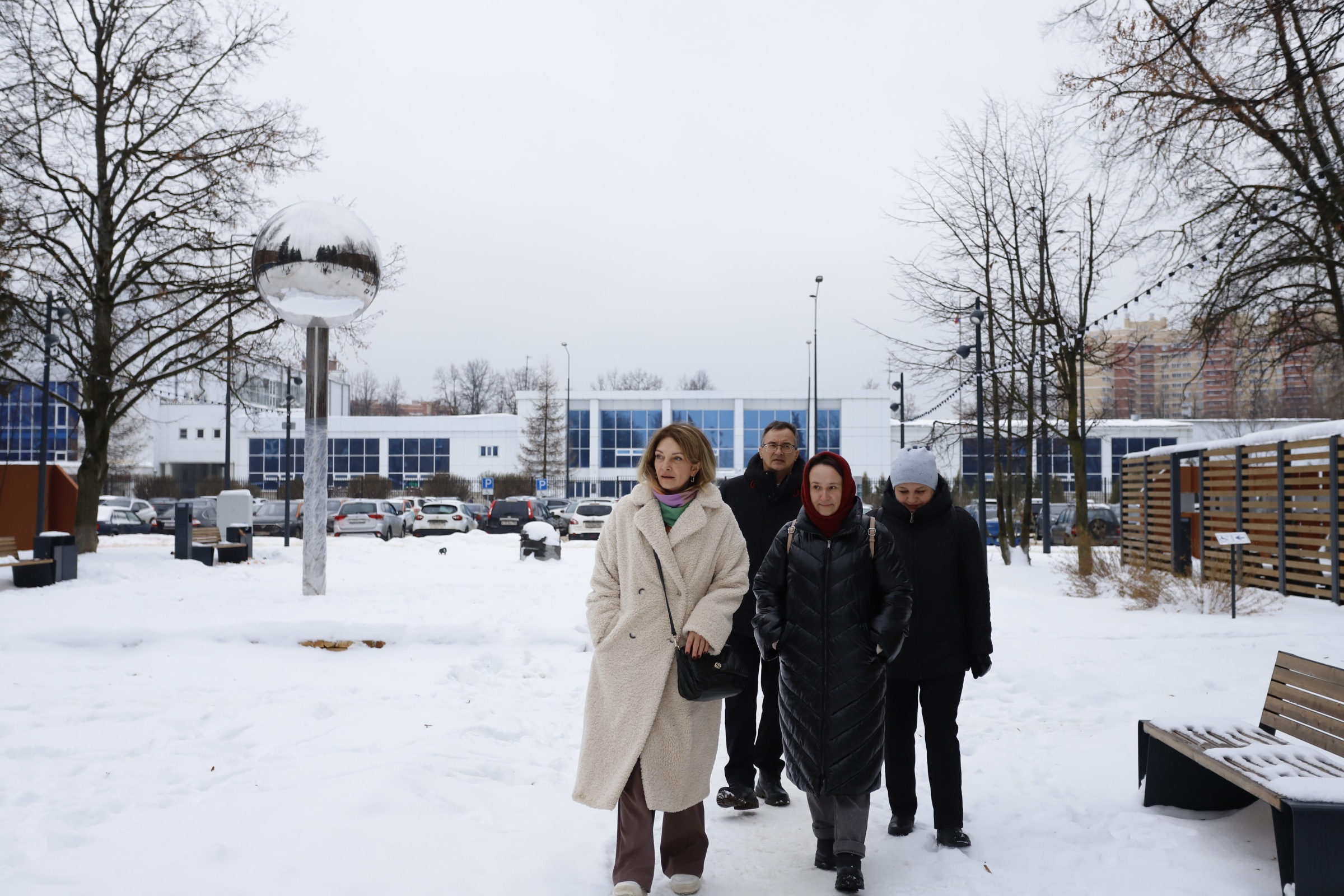 Обход территории. В.В. Оганезова