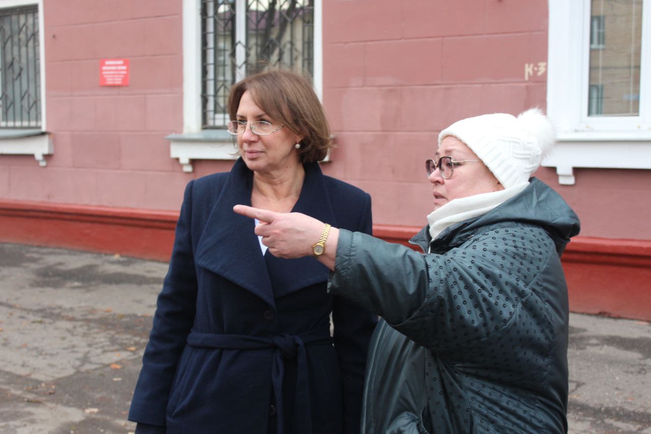 Обход территории Ю.М. Шувалова