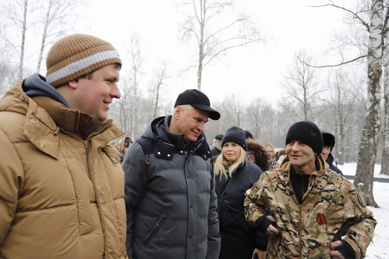 Солнечную масленицу отметили во Фрязинском лесопарке!
