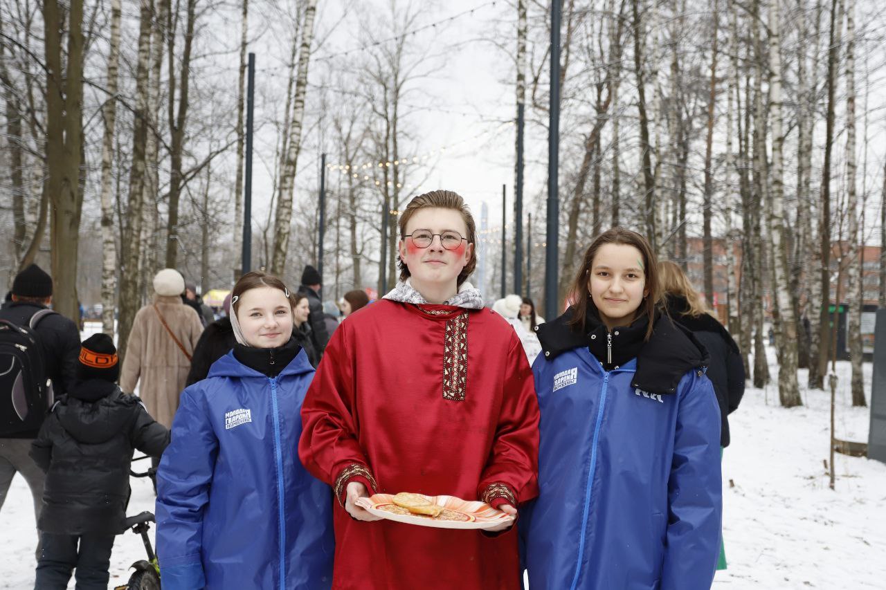 Солнечную масленицу отметили во Фрязинском лесопарке!
