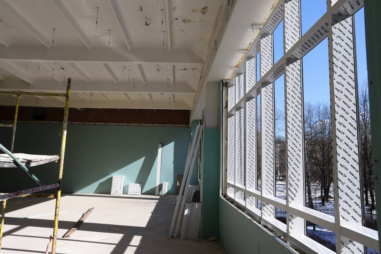 Капитальный ремонт Гимназии идет полным ходом!