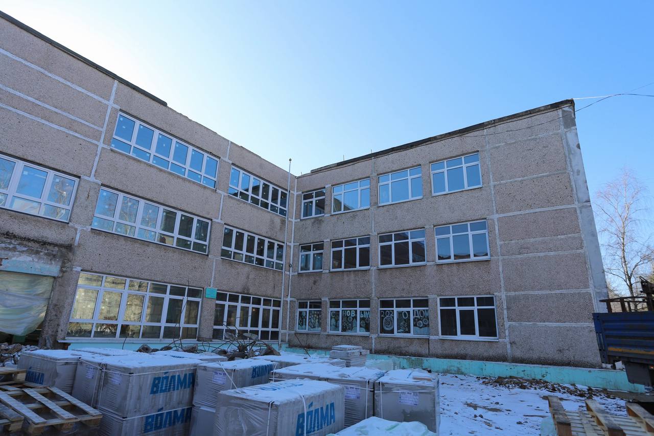 Капитальный ремонт Гимназии идет полным ходом!