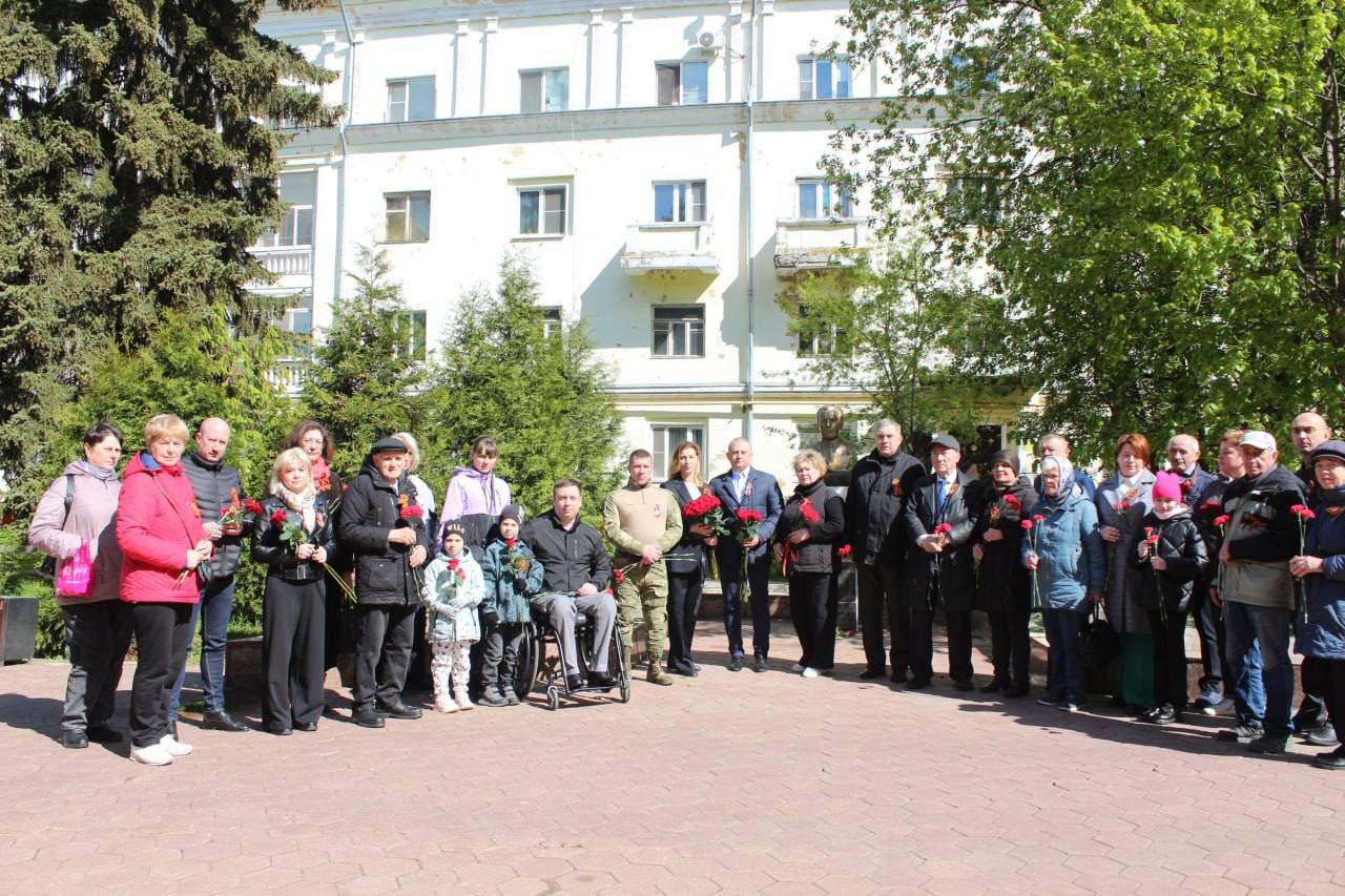 Заместитель главы городского округа Фрязино Наталия Князева приняла участие в торжественной церемонии, посвященной 80-летию Великой Победы