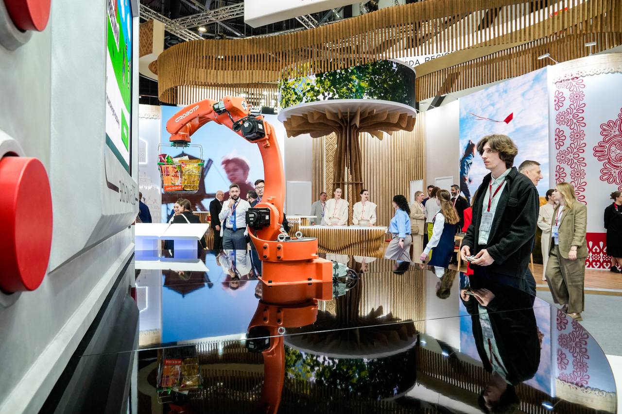 В этом году стенд Московской области на #ПМЭФ посвящен современным технологиям