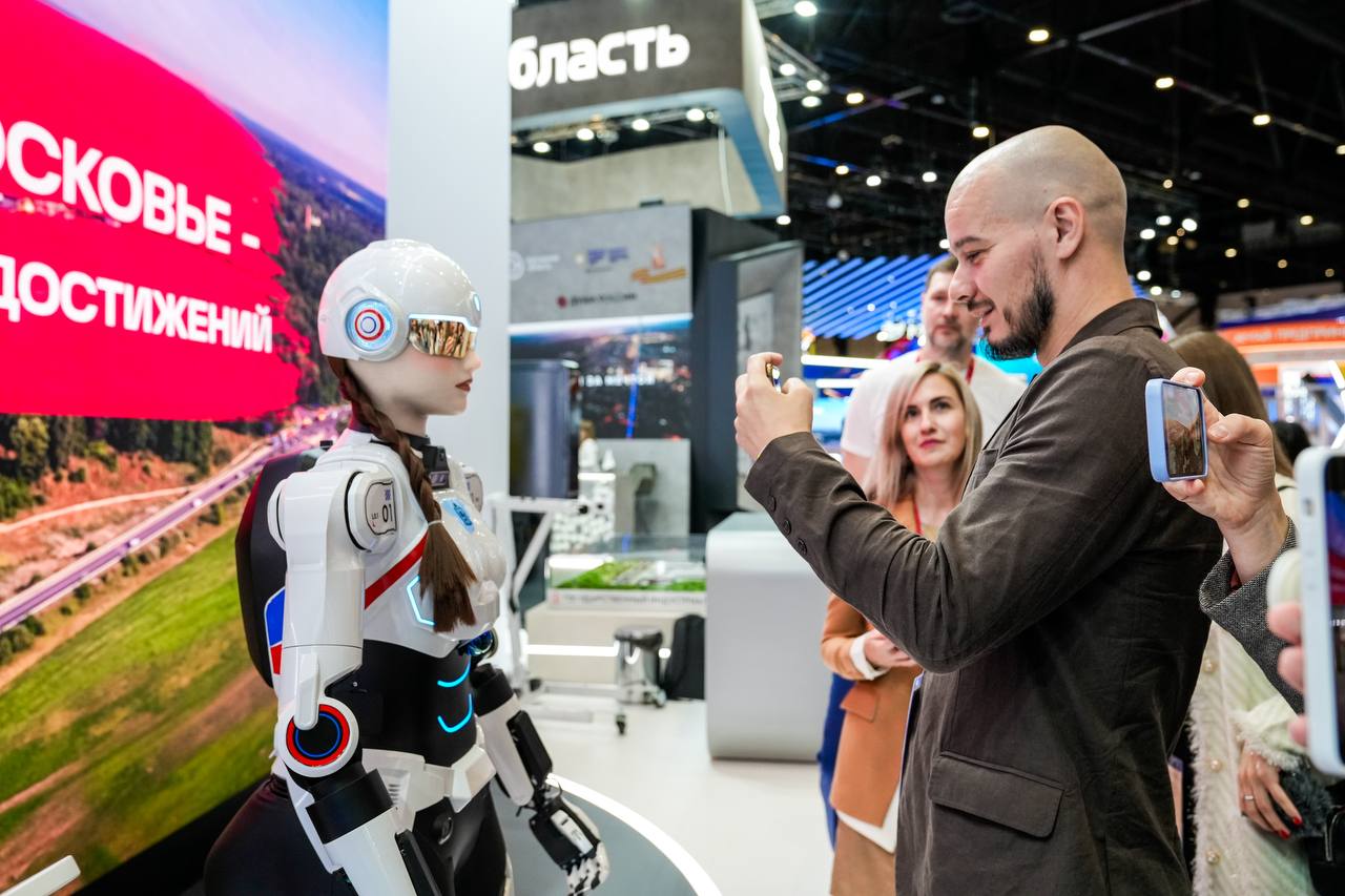 В этом году стенд Московской области на #ПМЭФ посвящен современным технологиям