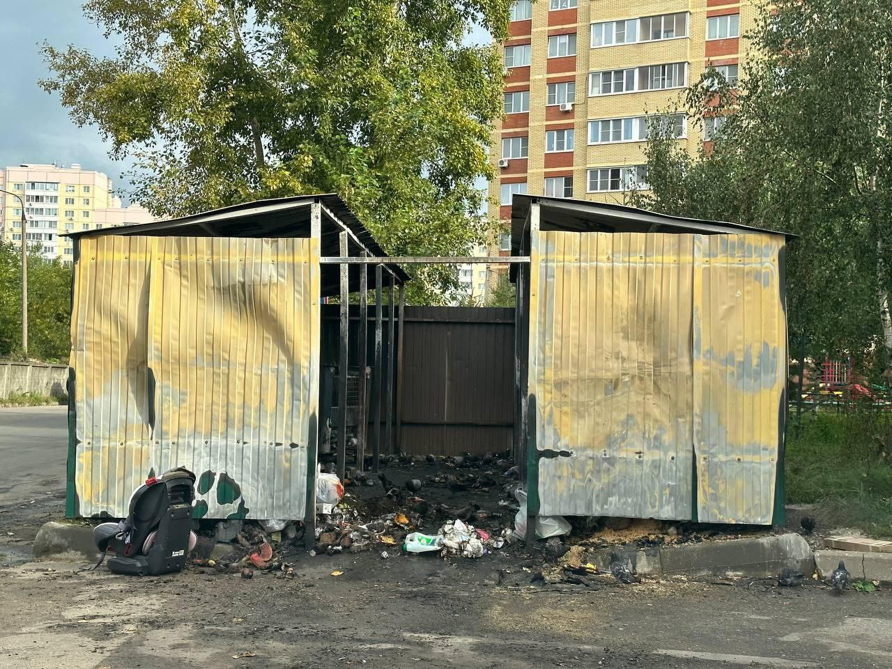 Во Фрязино задержан поджигатель мусорных контейнеров