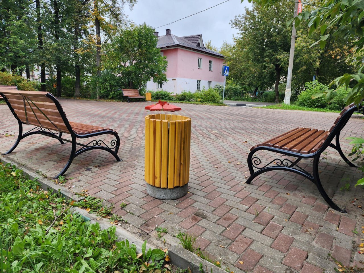 Во Фрязино обновили липовую аллею на улице Ленина! 