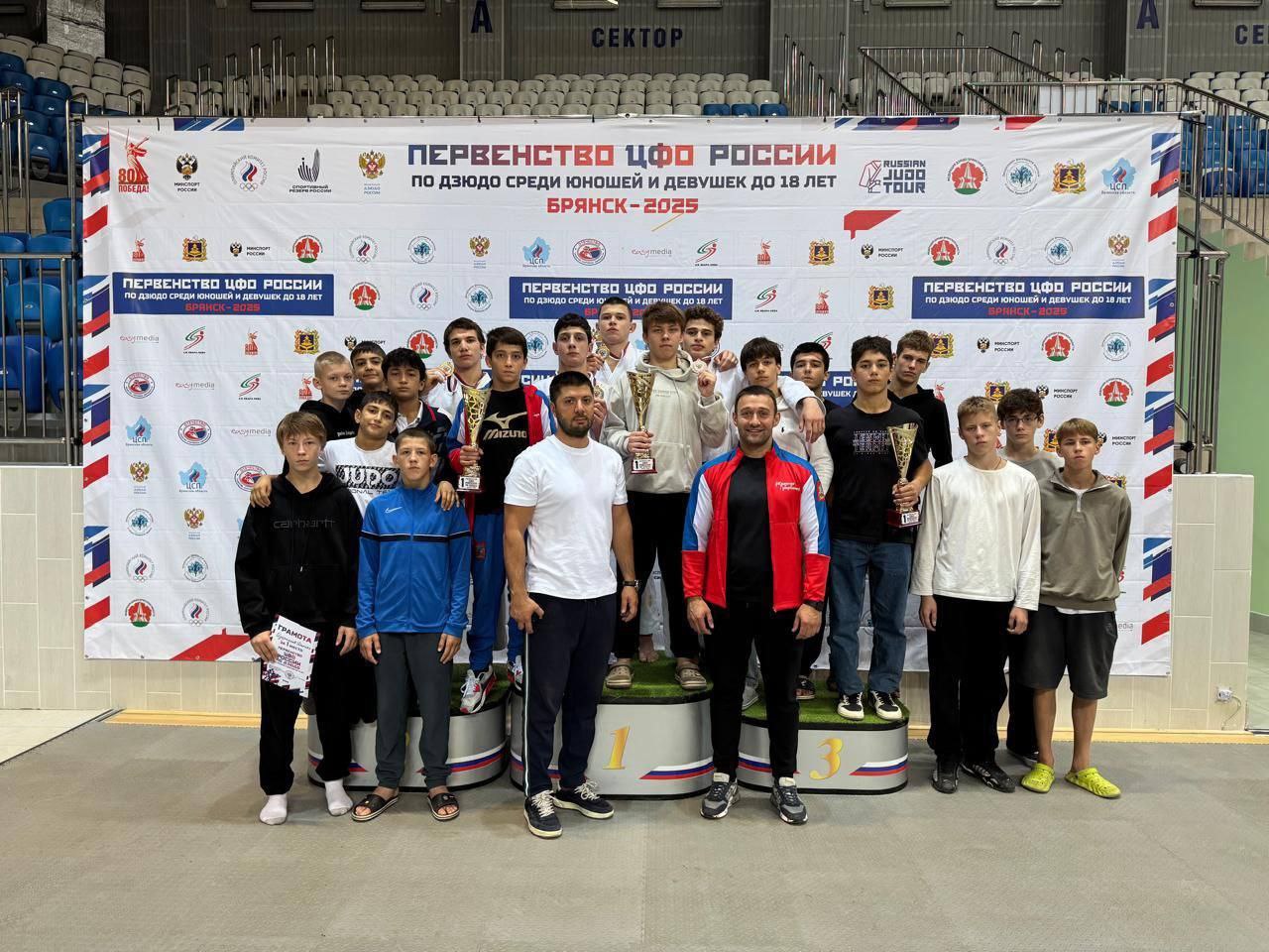 Воспитанники спортивной школы «Олимп» стали лучшими на первенстве ЦФО по дзюдо в Брянске