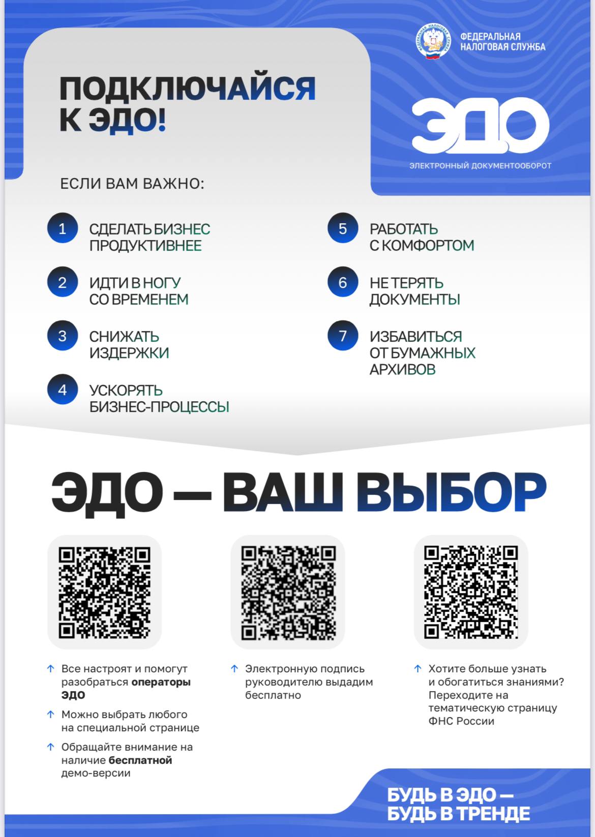 Подключайся к ЭДО!