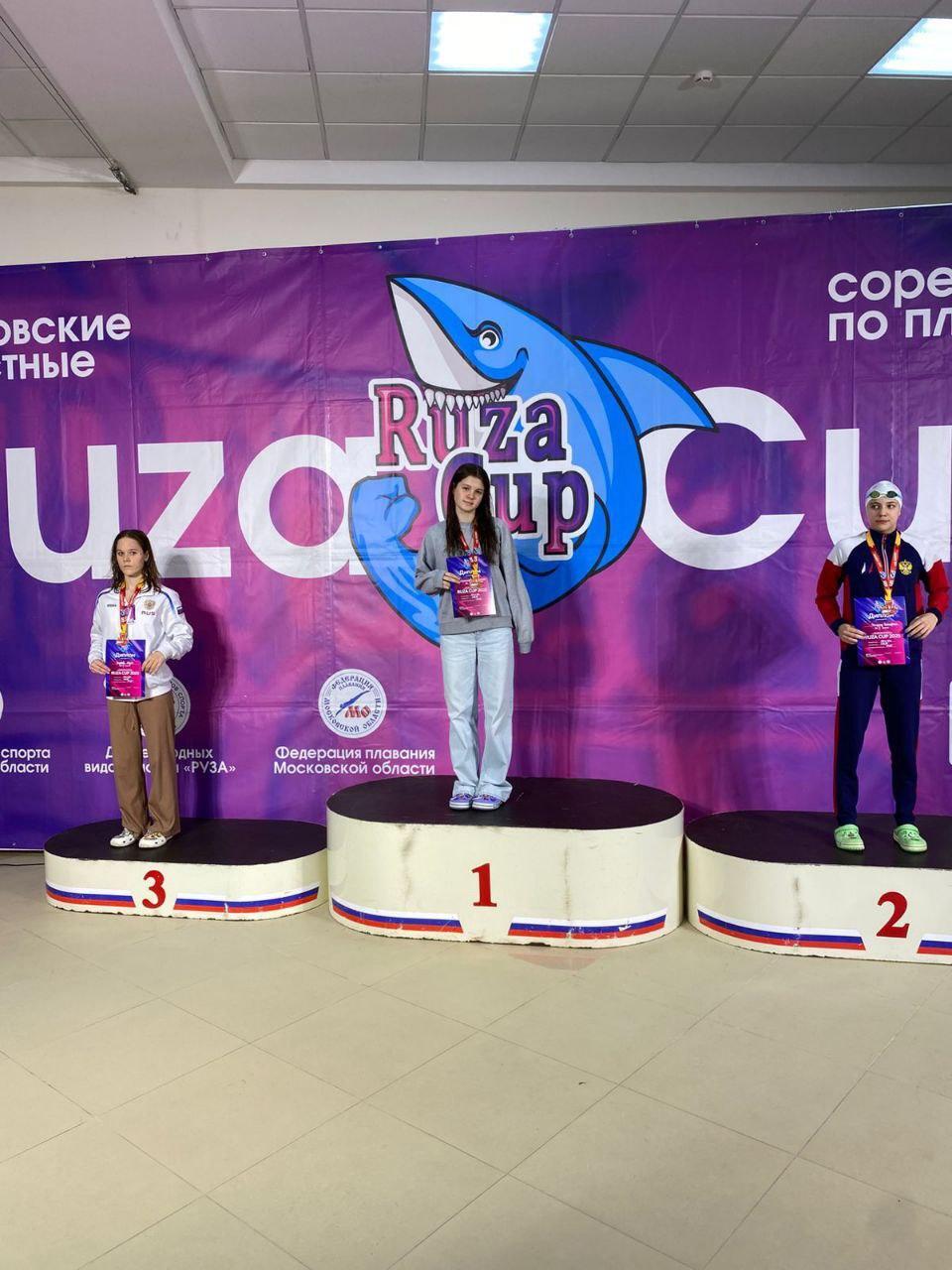 Юные пловцы Фрязино успешно выступили на областных соревнованиях «RUZA-CUP»