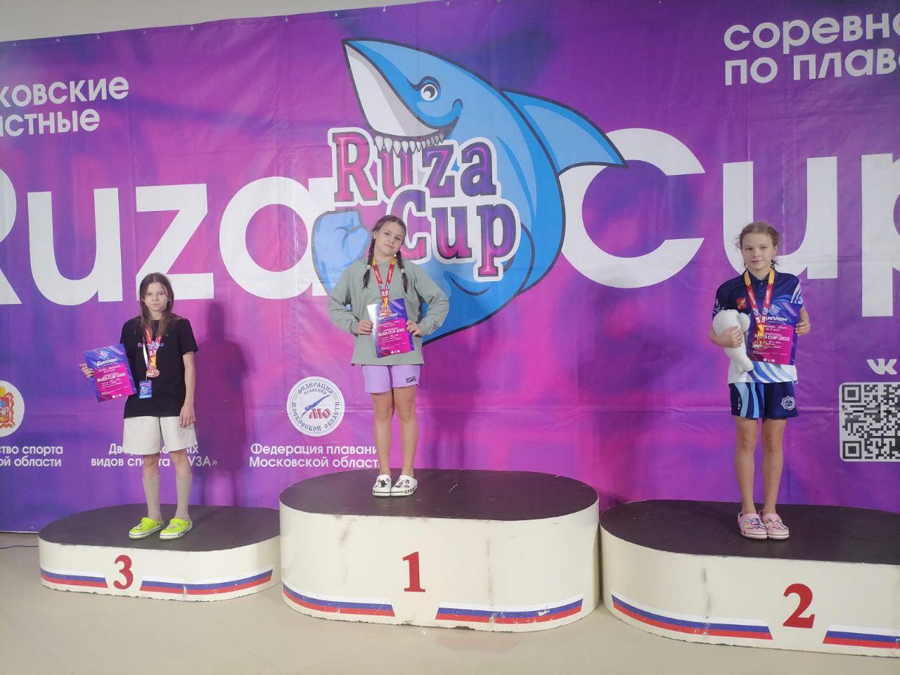 Юные пловцы Фрязино успешно выступили на областных соревнованиях «RUZA-CUP»