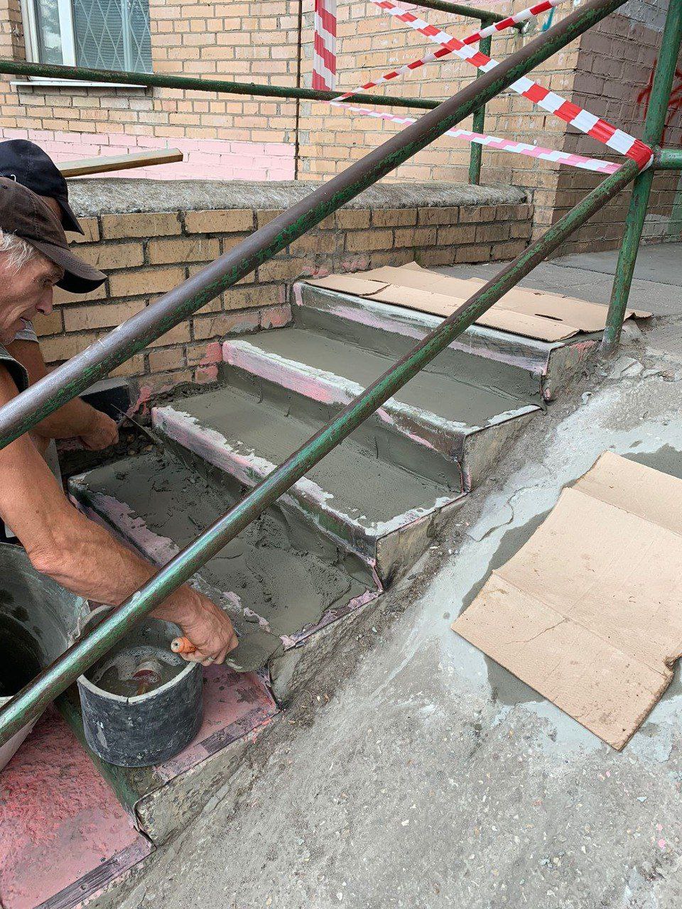 состояние лестницы по адресу: проспект Мира, д.20а