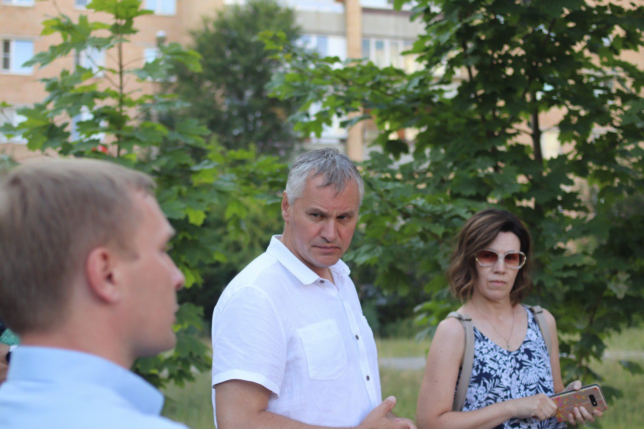 Глава городского округа Фрязино Дмитрий Воробьев провел встречу с жителями дома №20А по Проспекту Мира