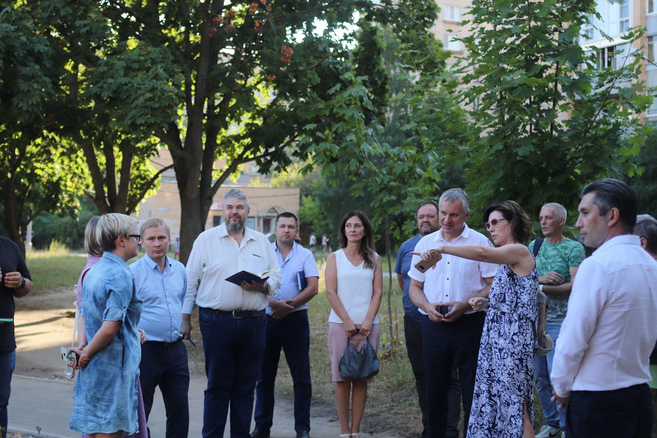 Глава городского округа Фрязино Дмитрий Воробьев провел встречу с жителями дома №20А по Проспекту Мира