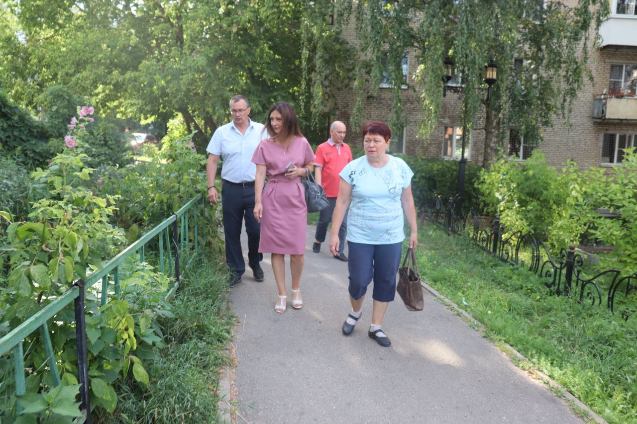 Встреча с жителями дома №17 по улице Институтская