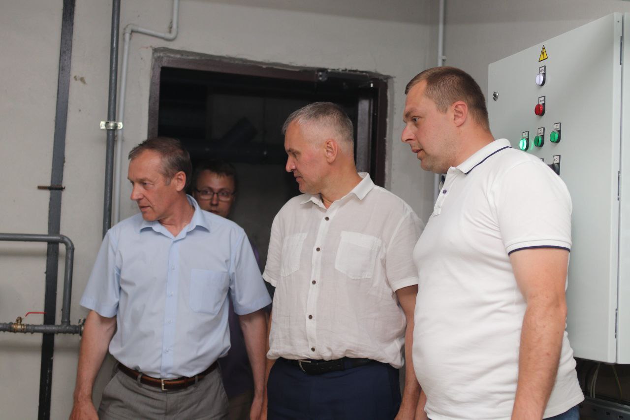 Глава городского округа Фрязино Дмитрий Воробьев проверил состояние дома №5 по улице Центральной