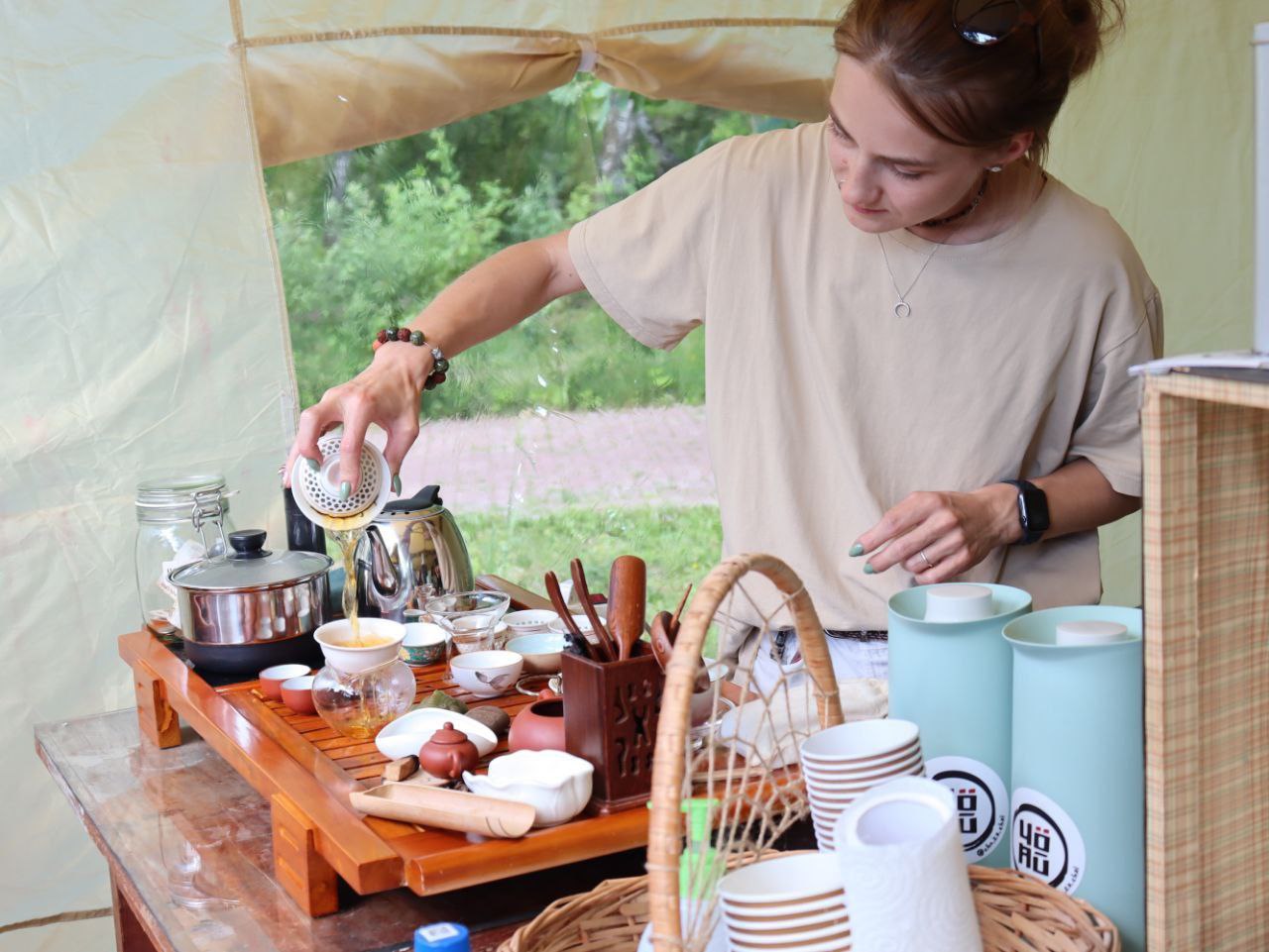 Фестиваль чая «FEST TEA» прошел в лесопарковой зоне Фрязино