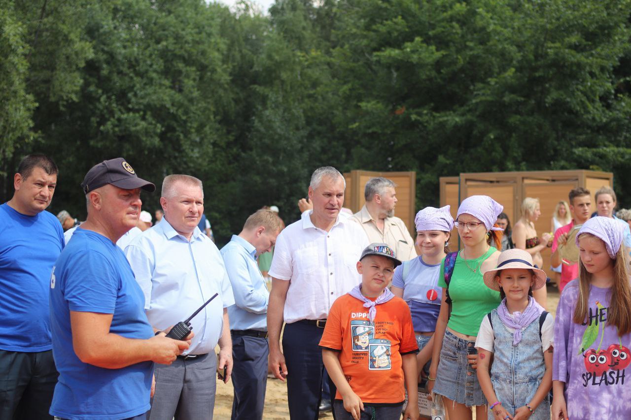 Официальное открытие второй пляжной зоны на территории нашего озера «Большое»