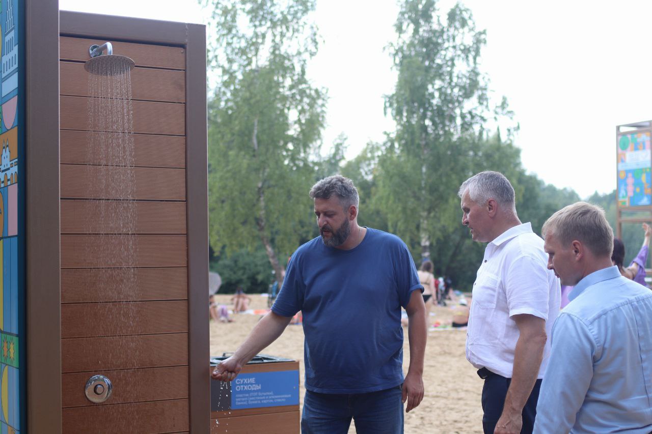 Официальное открытие второй пляжной зоны на территории нашего озера «Большое»