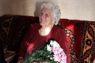 Поздравили с 95-летием ветерана Великой Отечественной войны Евдокию Георгиевну Сорокину