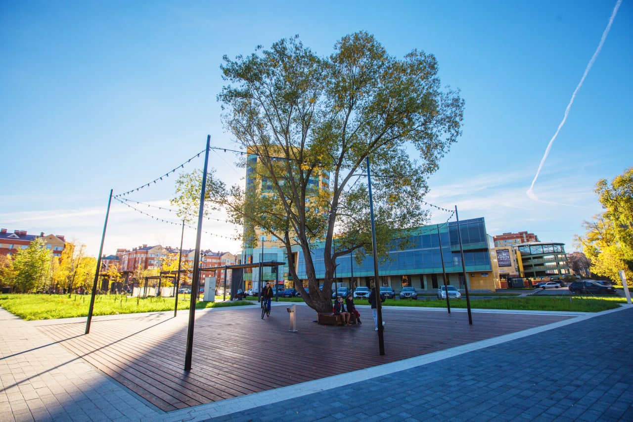 Во Фрязино благоустроили центральную часть города