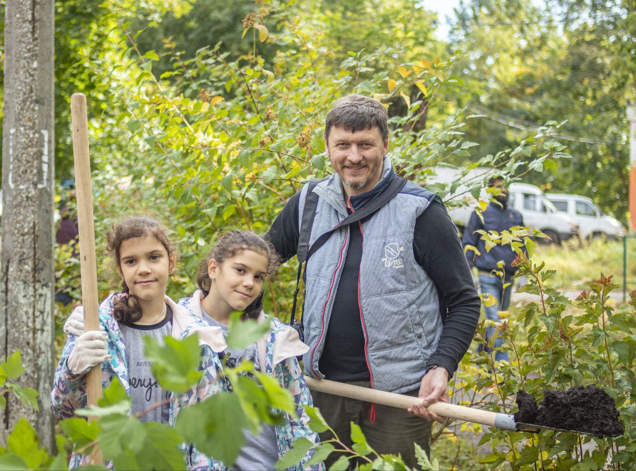 17 сентября на территории городского округа Фрязино прошла областная акция «Наш Лес. Посади свое дерево»