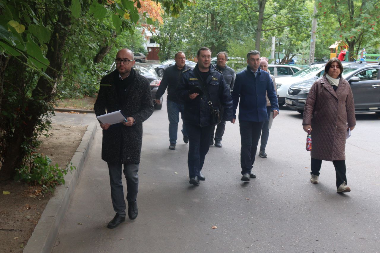 Комиссионная выездная проверка состояния дворовых территорий