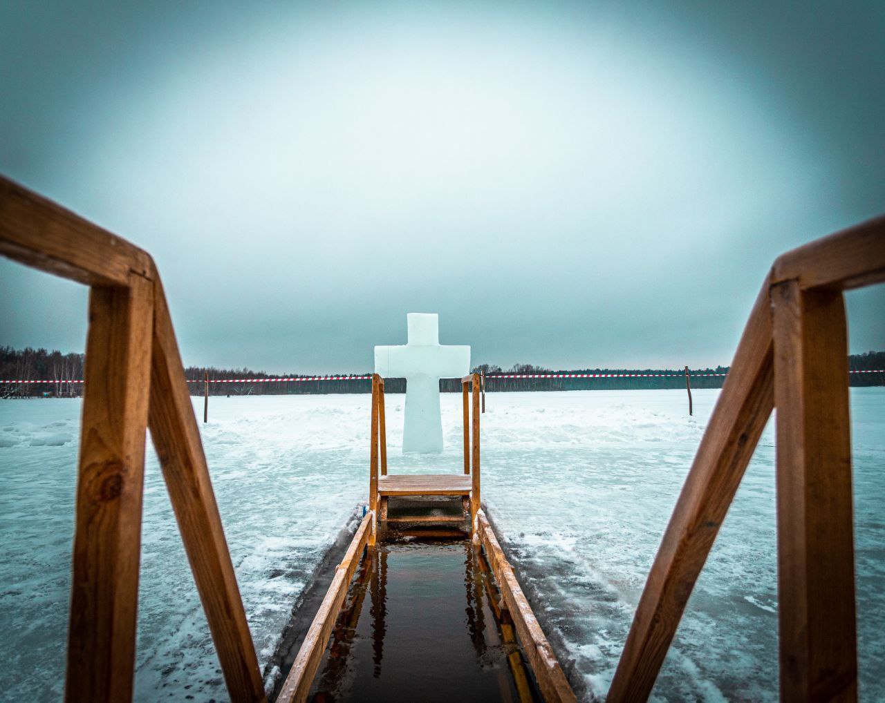 Глава городского округа Фрязино Дмитрий Воробьев проверил готовность мест для проведения крещенских купаний на территории городского округа Фрязино