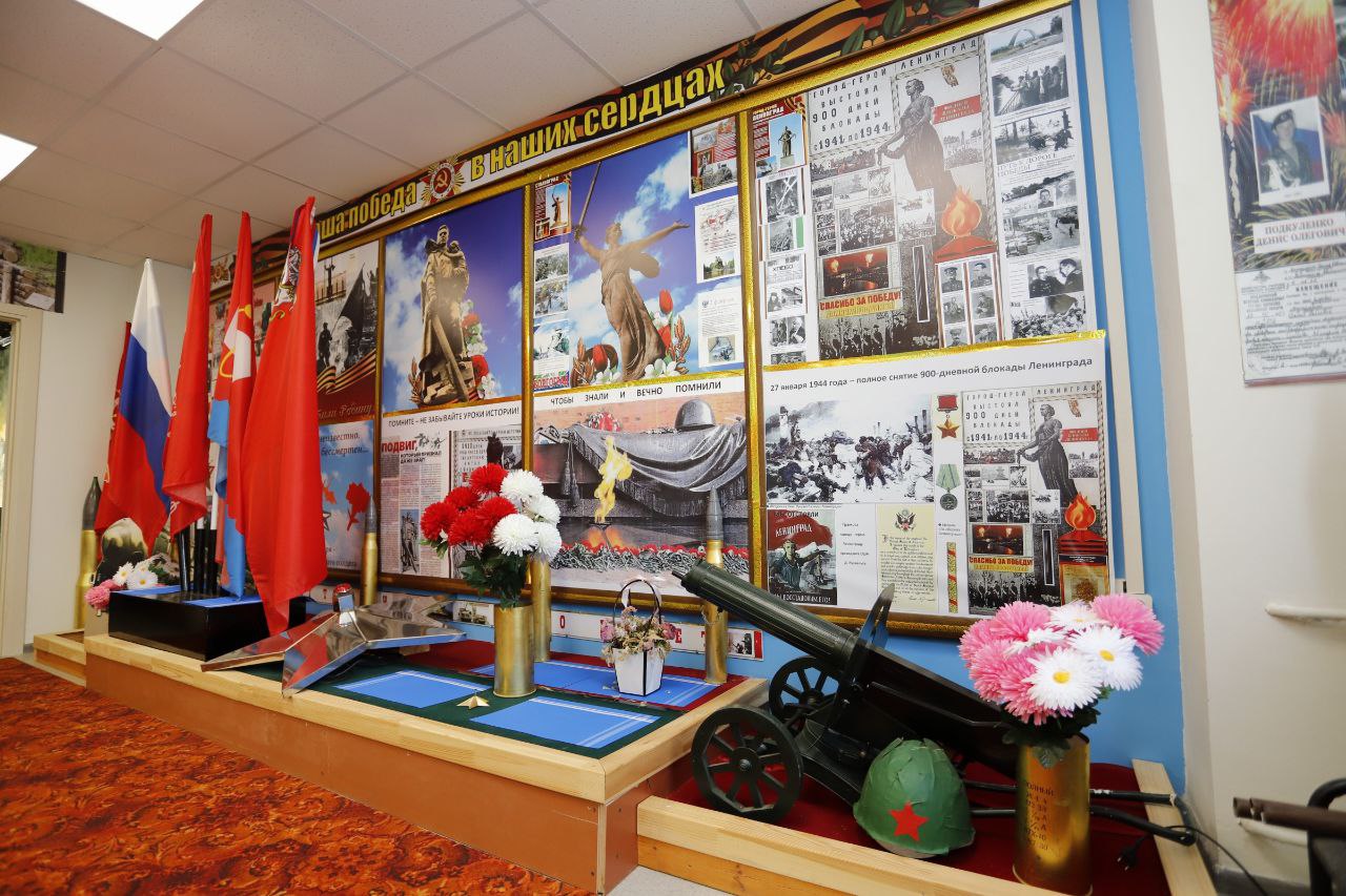 Глава городского округа Фрязино Дмитрий Воробьев передал Музею боевой славы новые телевизоры