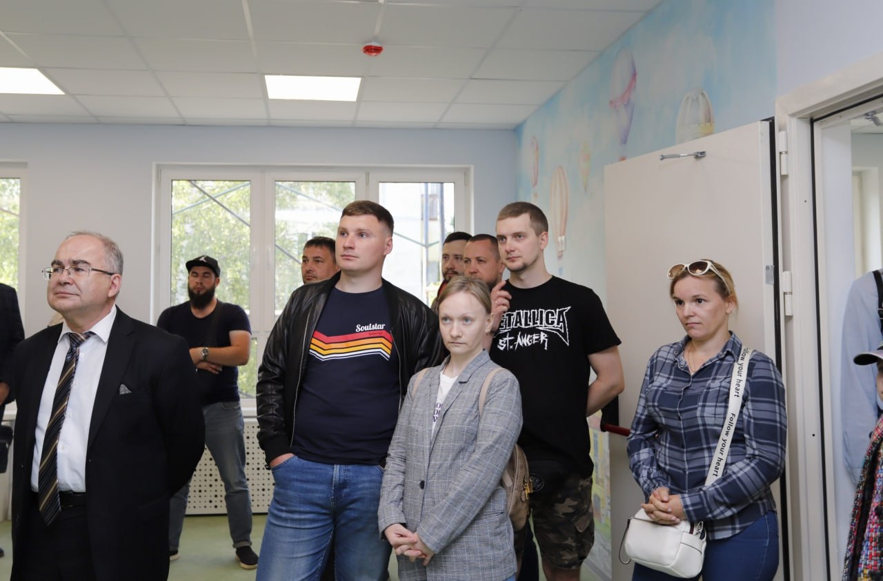 Проверка хода капитального ремонта детского сада на ул. Центральная, 8б