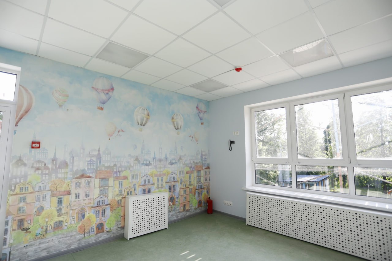 Проверка хода капитального ремонта детского сада на ул. Центральная, 8б