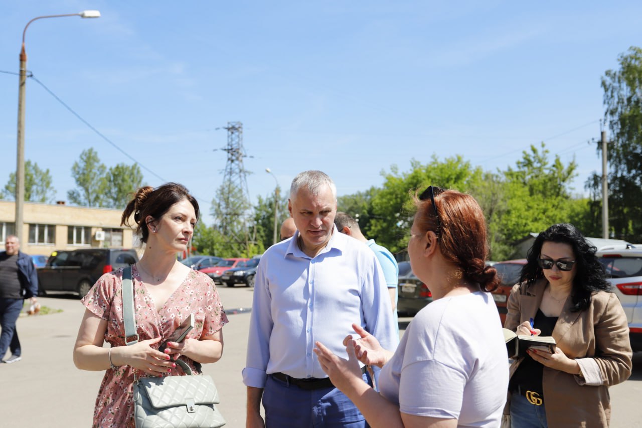 Проверка территории дворов на Окружном проезде