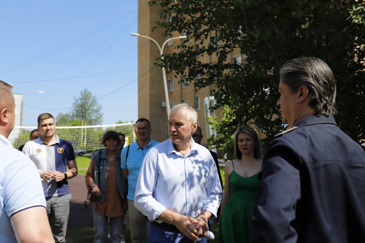 Проверка территории дворов на Окружном проезде