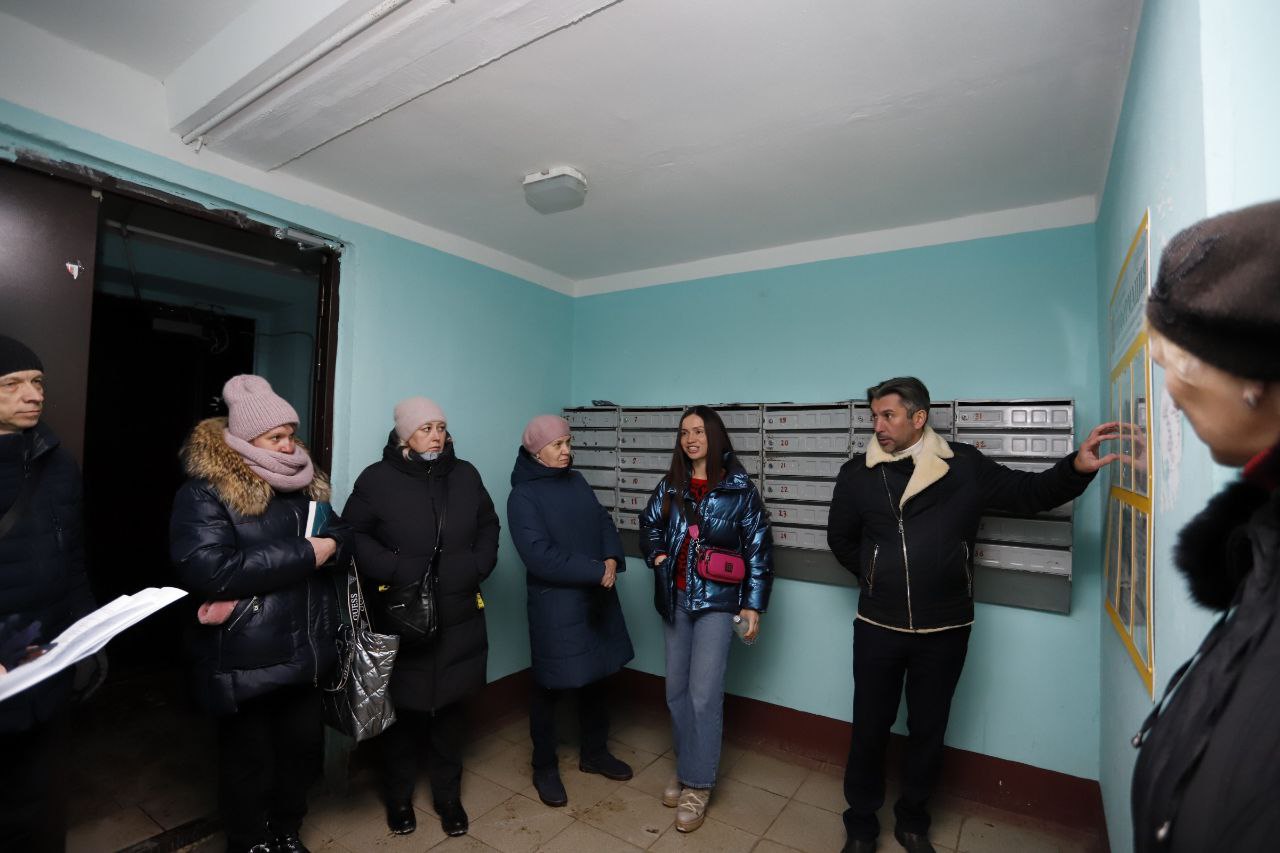 Встреча с жителями дома №39 по улице Ленина