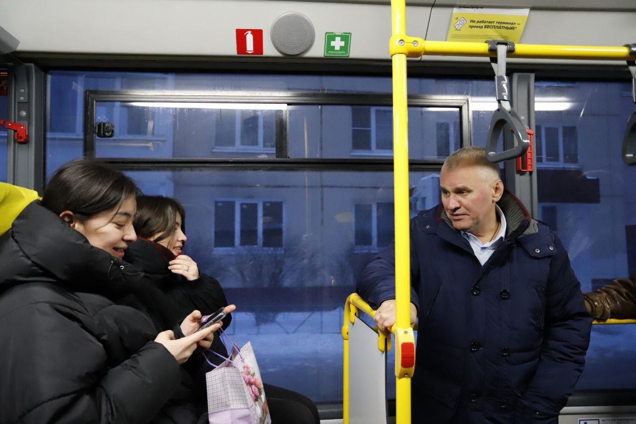 Глава городского округа Фрязино Дмитрий Воробьев провел внеплановую проверку маршрута №361